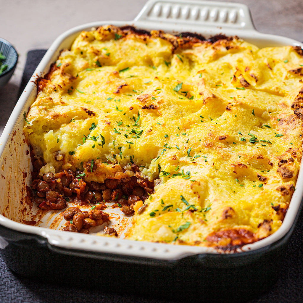 Dill Pickle Seasoned Shepherd’s Pie with Cheesy Mash