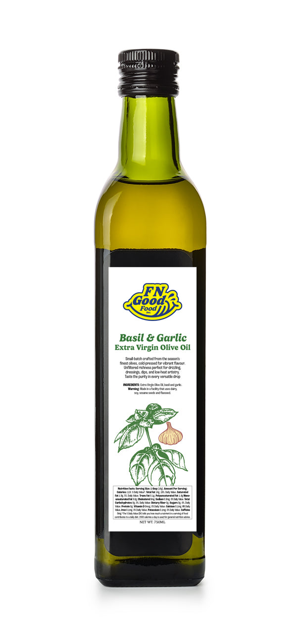 Basil Garlic Extra Virgin Olive Oil