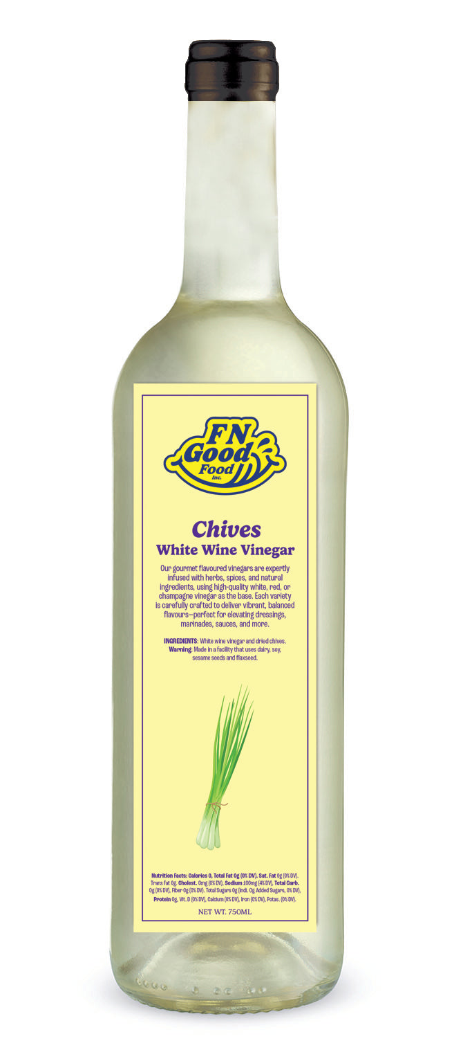 Chives white wine vinegar