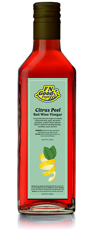 Citrus peel red wine vinegar