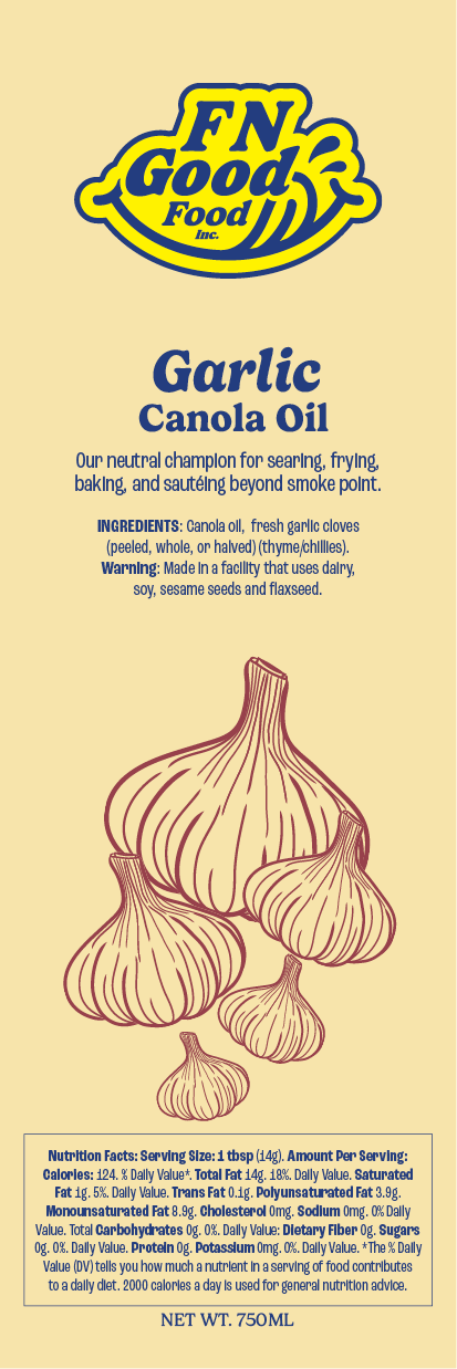 Garlic canola oil