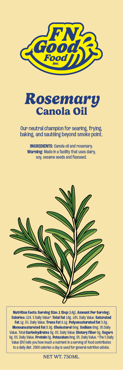 Rosemary canola oil