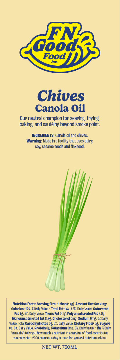 Chives canola oil
