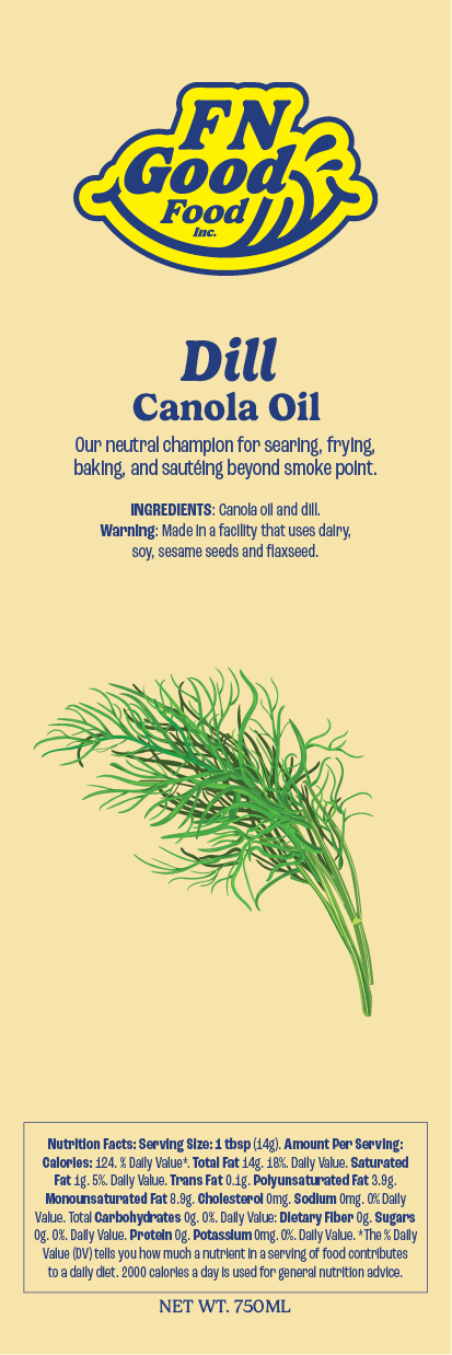 Dill canola oil