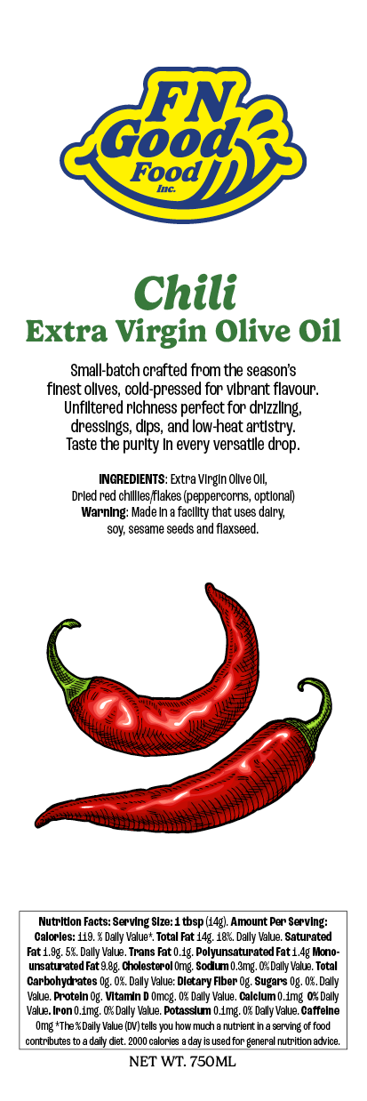 Chili Extra Virgin Olive Oil