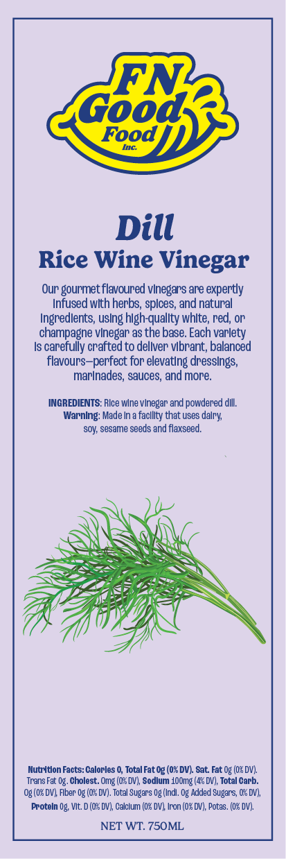Dill rice wine vinegar