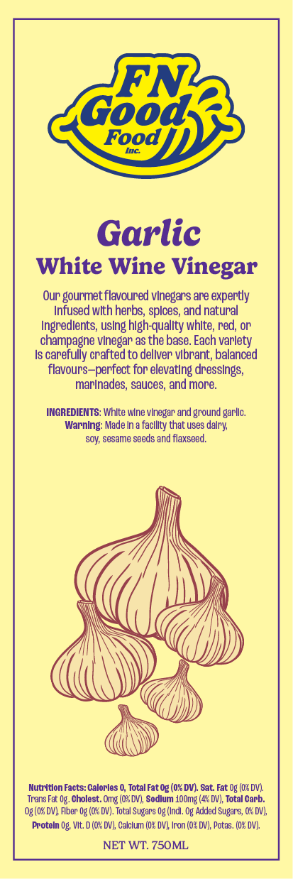 Garlic white wine vinegar