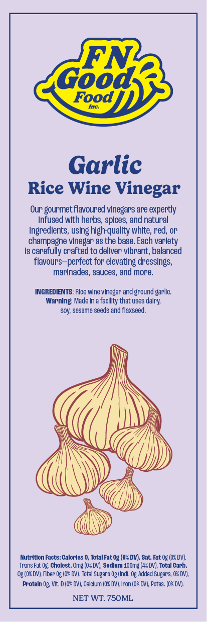 Garlic rice wine vinegar