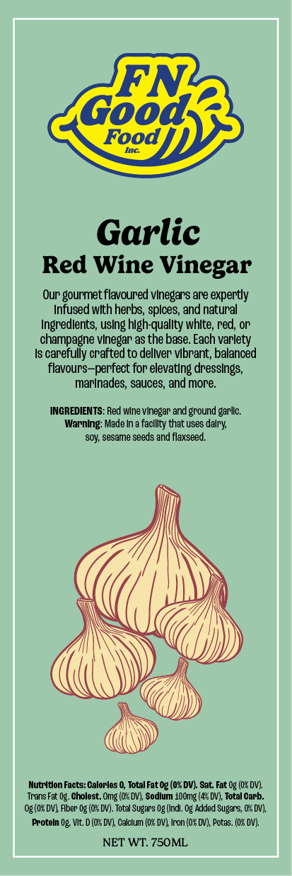 Garlic red wine vinegar