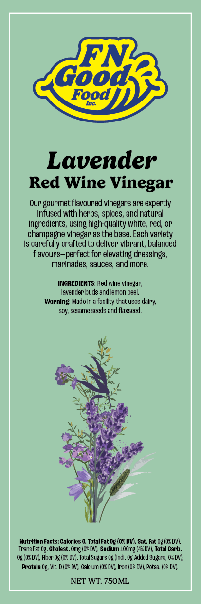Lavender red wine vinegar