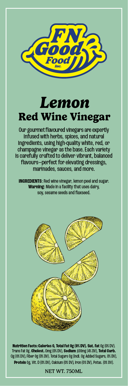 Lemon red wine vinegar