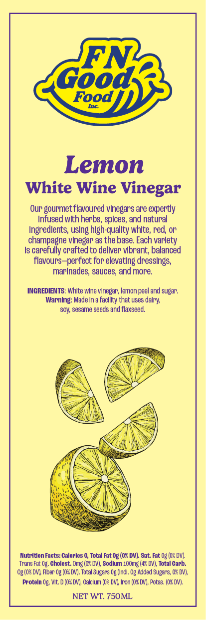 Lemon white wine vinegar
