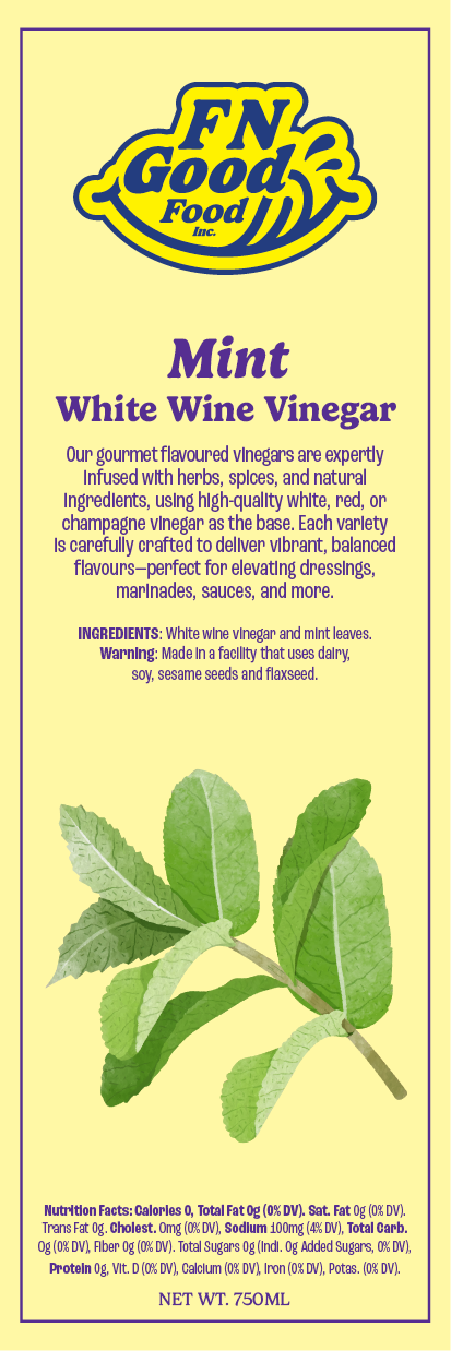 Mint white wine vinegar
