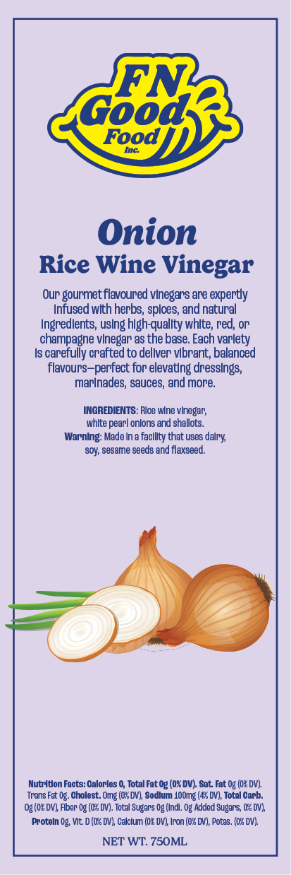Onion rice wine vinegar