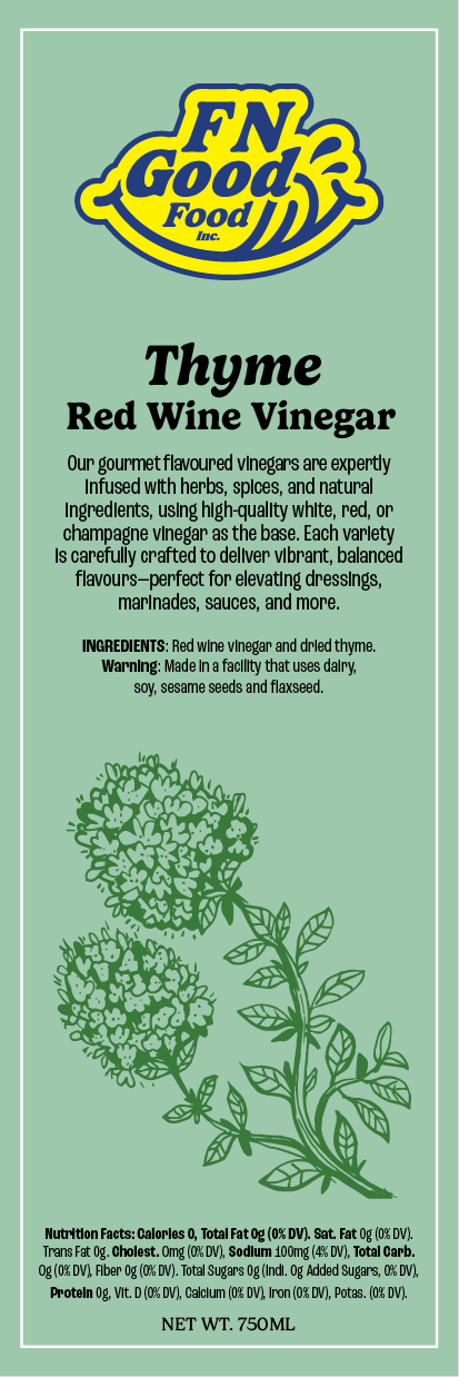 Thyme red wine vinegar