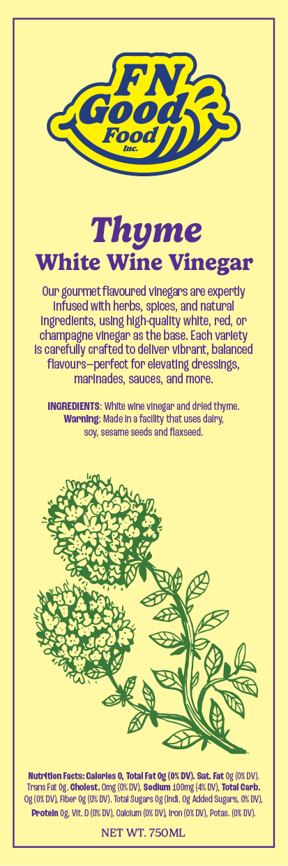 Thyme white wine vinegar