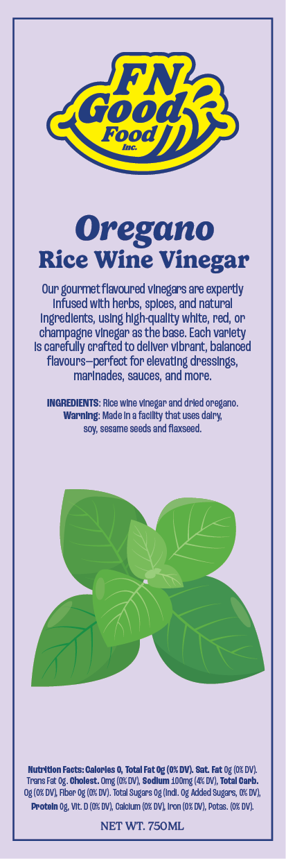 Oregano rice wine vinegar