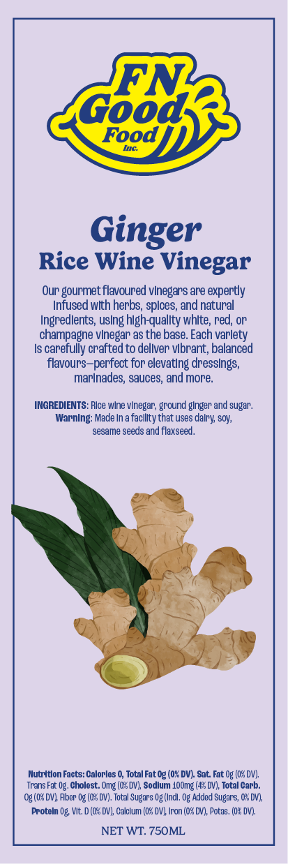 Ginger rice wine vinegar