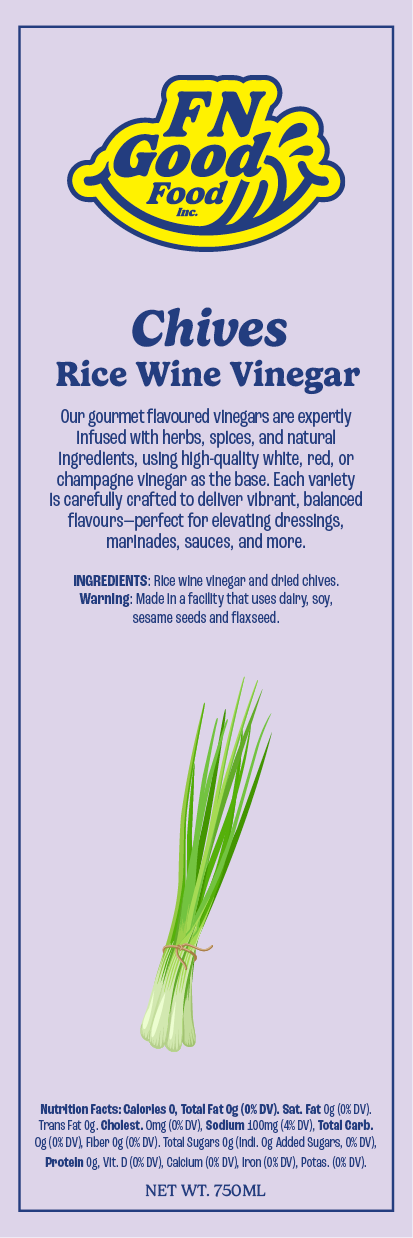 Chives rice wine vinegar