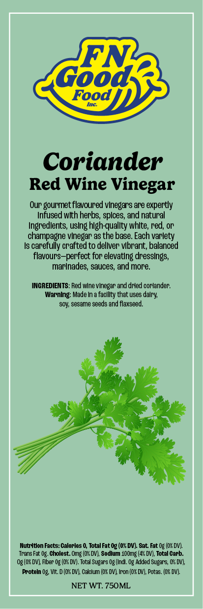 Coriander red wine vinegar