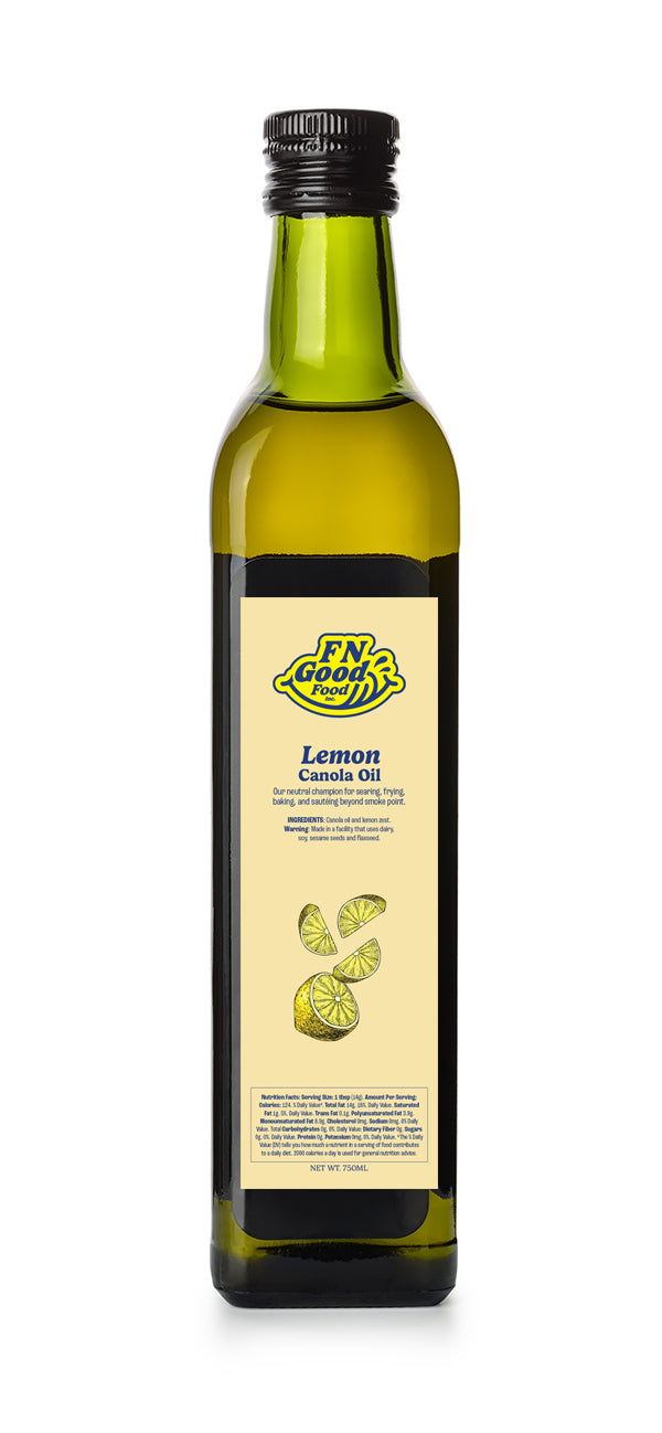 Lemon canola oil