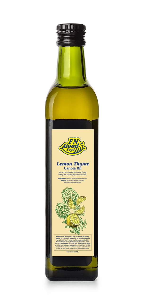 Lemon thyme canola oil