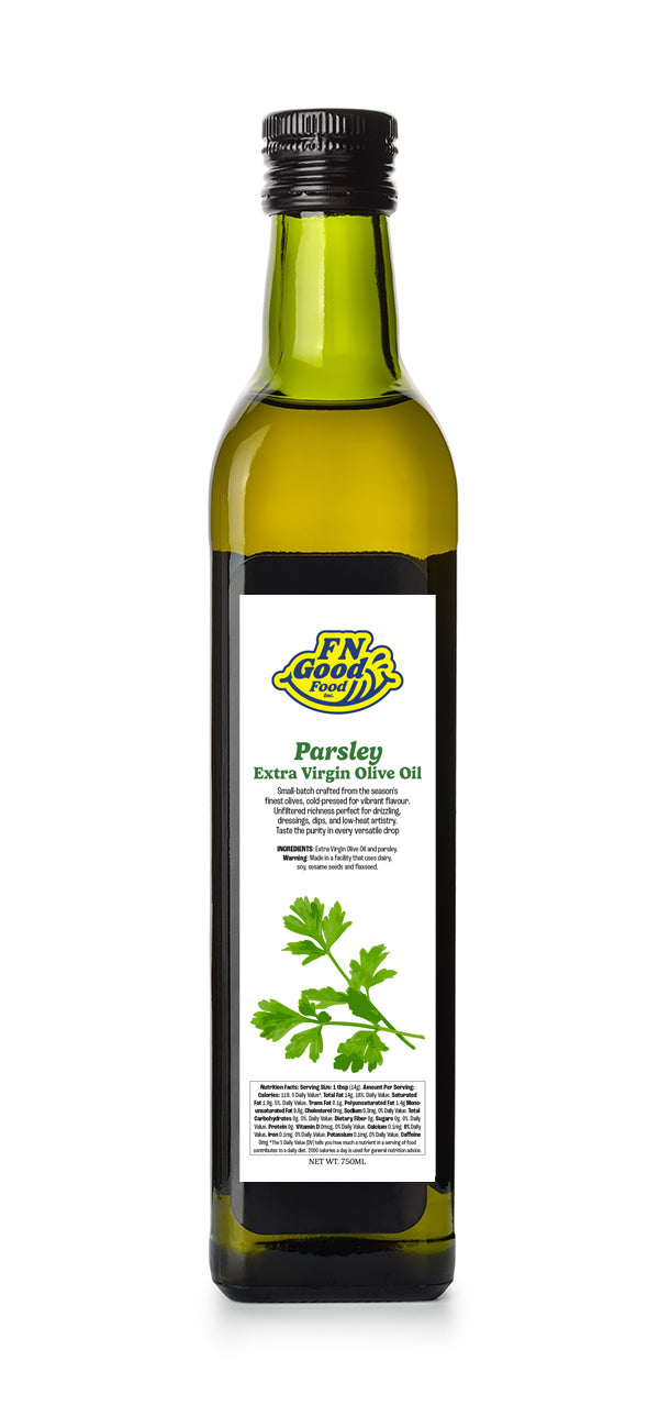 Parsley extra virgin olive oil