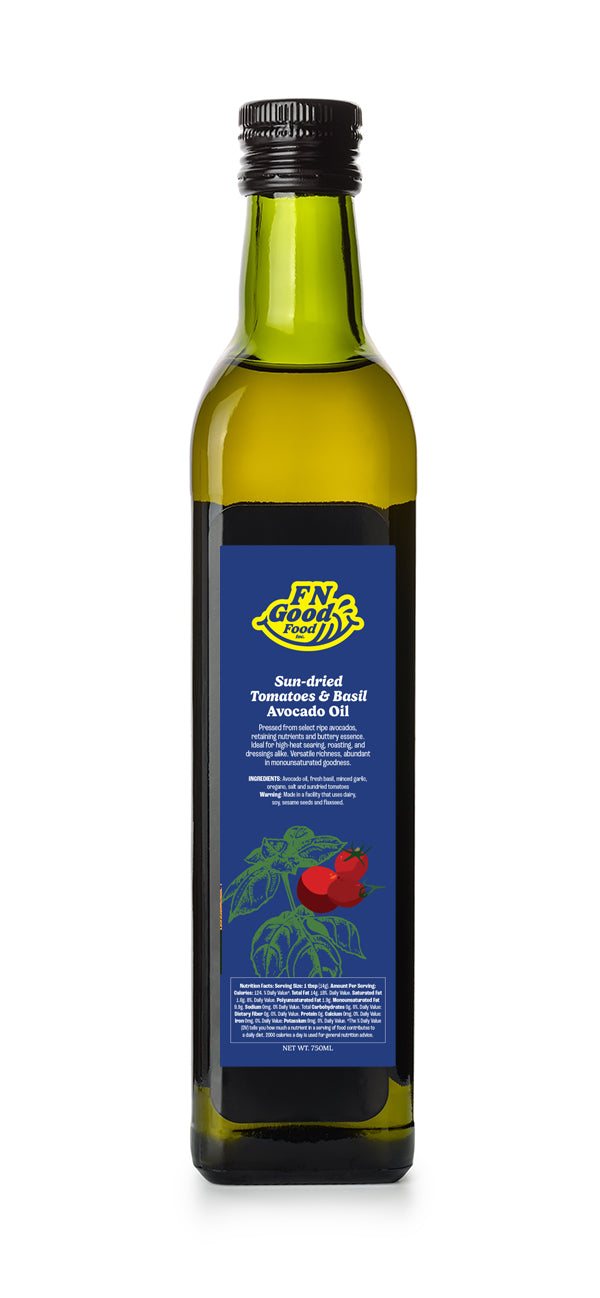 Sundried tomato basil avocado oil