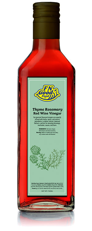 Thyme rosemary red wine vinegar