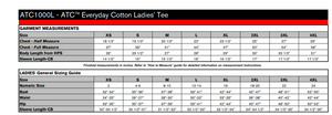 Women T-Shirst Size