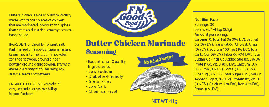 Butter Chicken Marinade Seasoning
