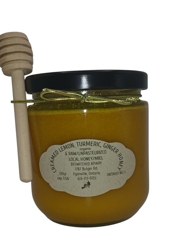 Creamed Lemon Turmeric Ginger Honey