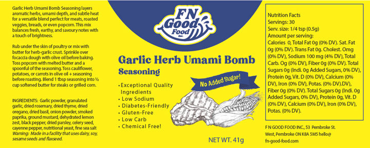 Garlic Herb Umami Bomb Seasoning