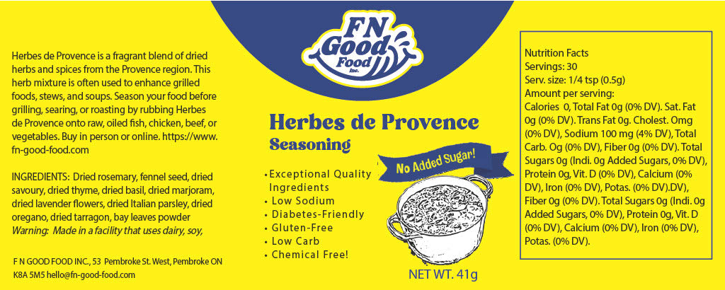 Herbes De Provence Seasoning