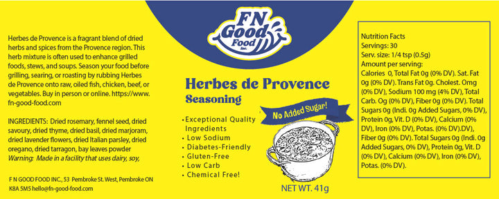 Herbes De Provence Seasoning