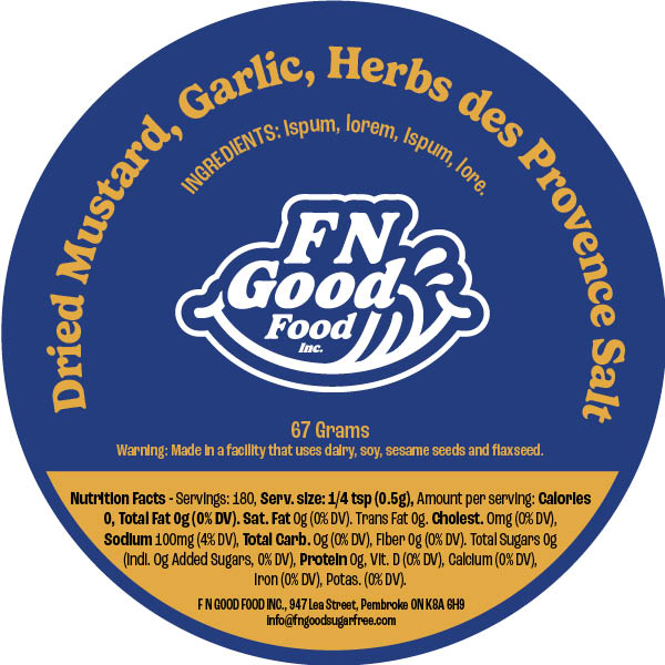 Mustard Garlic Salt