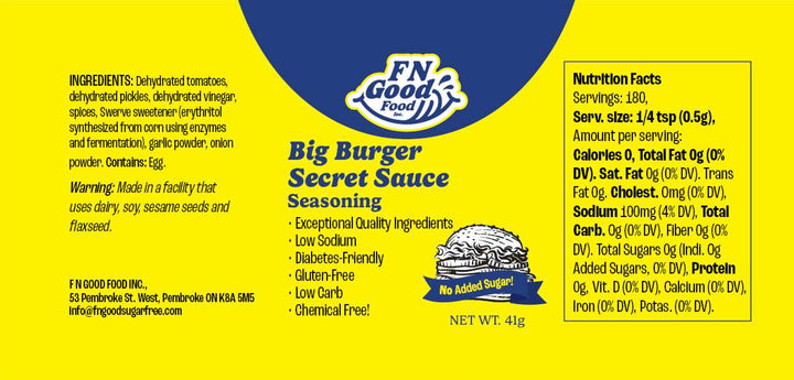 The Big Burger Secret Sauce Seasoning